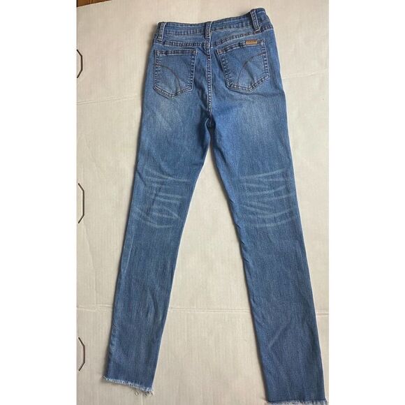 Joe's Jeans - Girls Skinny High Rise Ankle Raw Hem Distress - Size 16 Girls - Picture 11 of 11